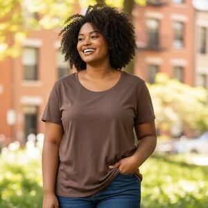 J.Jill Pima Scoop-neck Tee